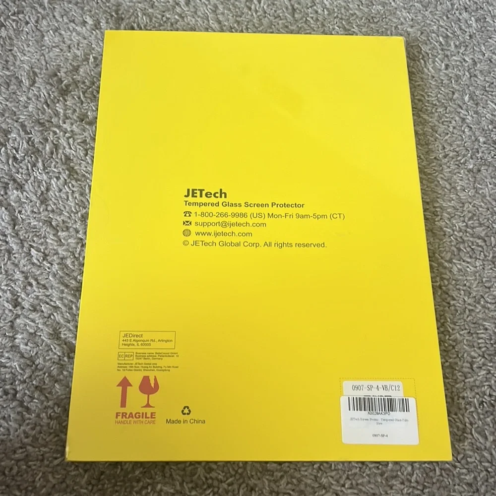 iPad Pro 12.9 tempered glass screen protector unopened